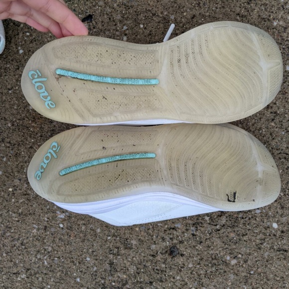 Clove nursing shoes white leather - Picture 5 of 5